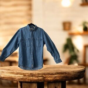 Vintage FieldMaster Blue Denim Button-Up Shirt
